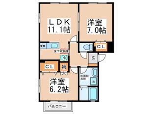 Ｓｔａｇｅ１の物件間取画像